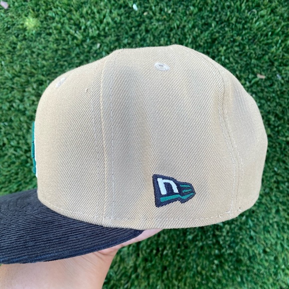 Los Angeles Dodgers All Star Game 2000 Khaki/Green/Black Fitted Cap Size 7 3/8 - Picture 3 of 5